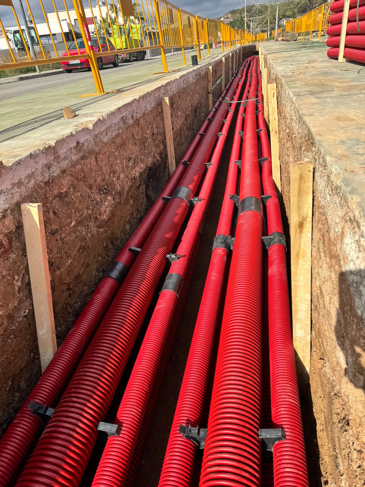 Canalització alta tensió elèctrica