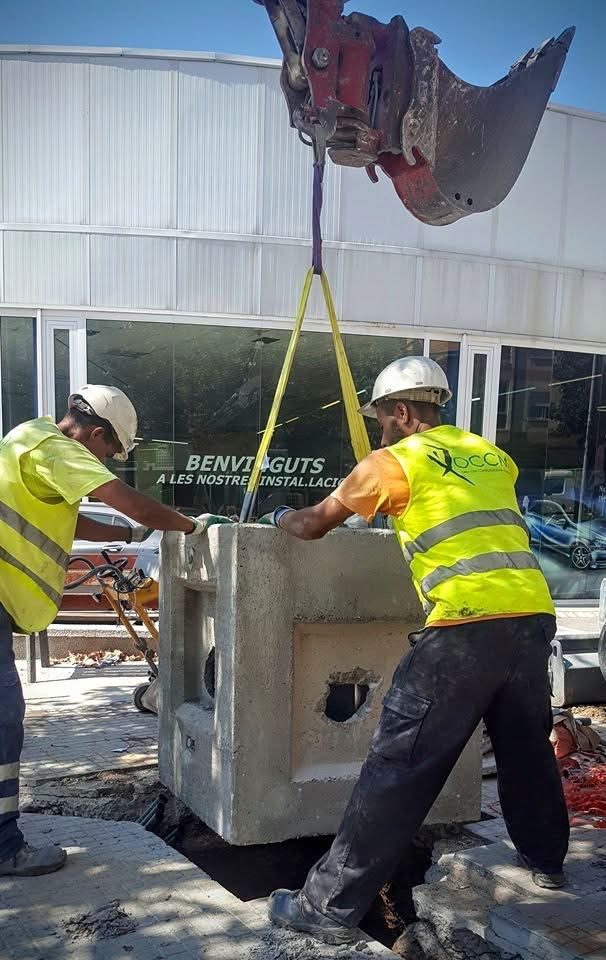 Instal·lació de fibra òptica